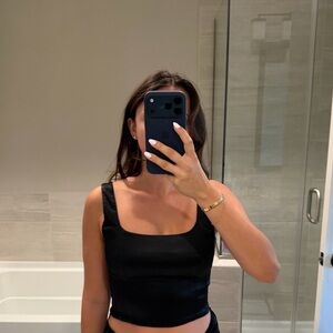 Wilfred Black corset top